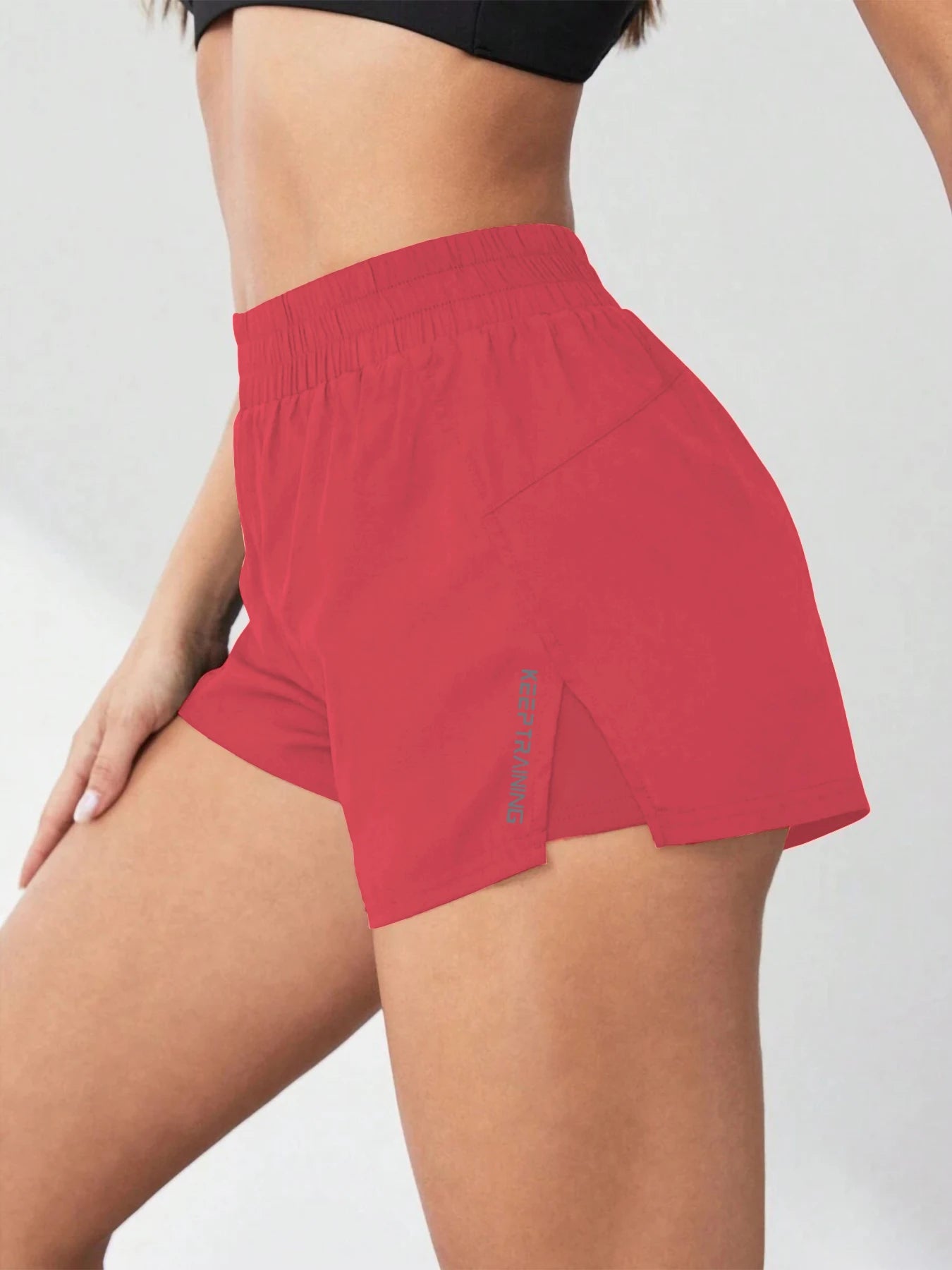 Short de Sport Femme 2-en-1 Taille Haute – Effet Jupe, Anti-Remontée & Confort Optimal pour Yoga, Fitness et Running