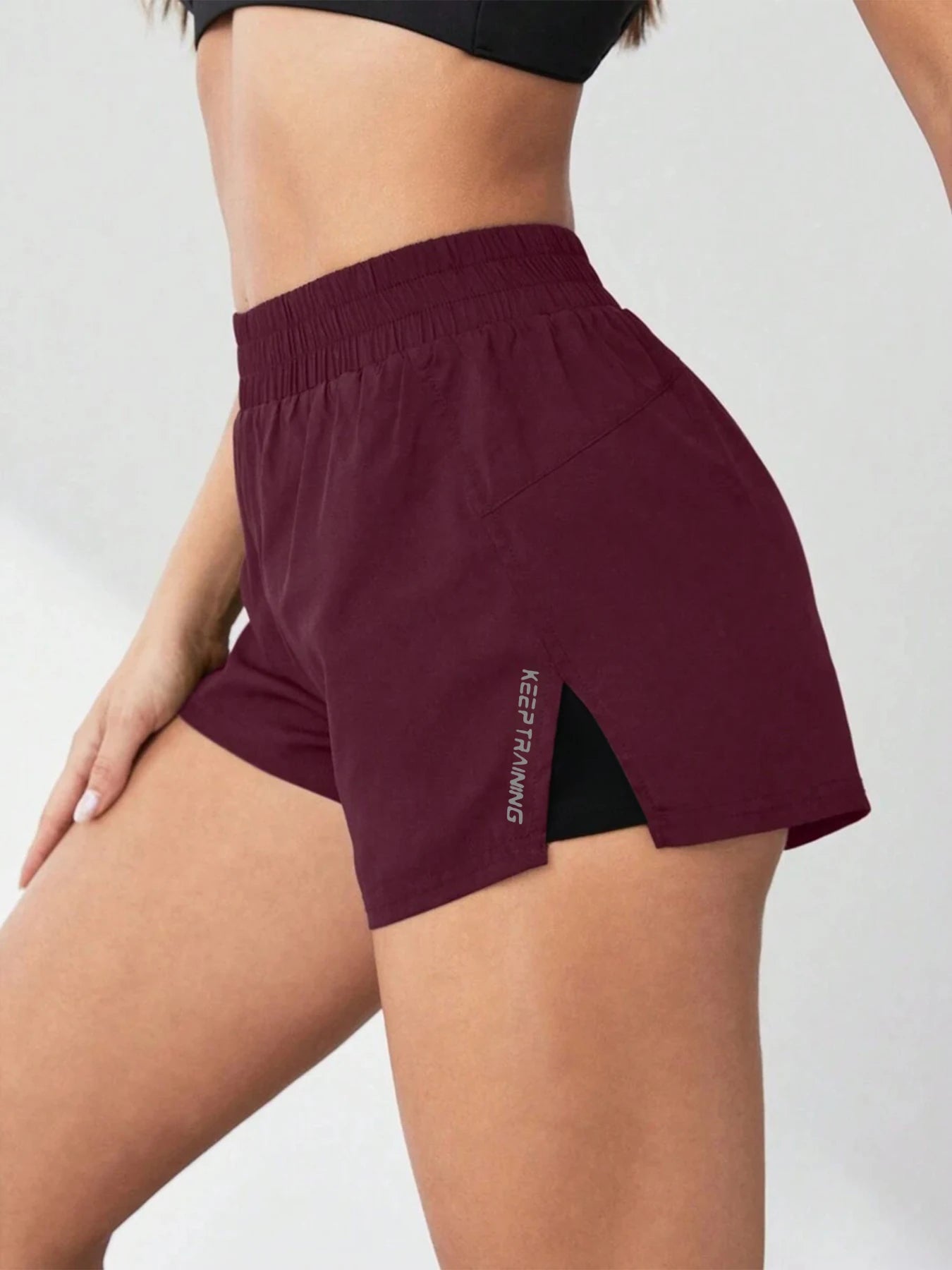 Short de Sport Femme 2-en-1 Taille Haute – Effet Jupe, Anti-Remontée & Confort Optimal pour Yoga, Fitness et Running