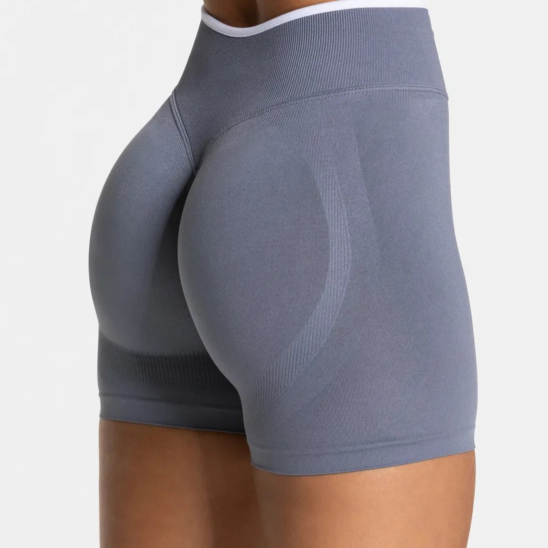 Short de sport sculptant effet push-up - Taille haute & anti-roulotrage