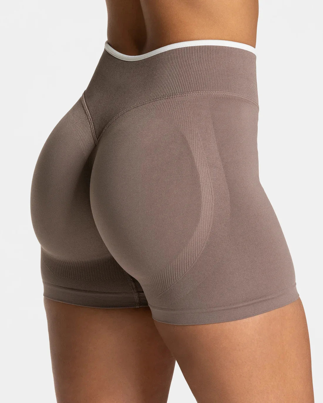 Short de sport sculptant effet push-up - Taille haute & anti-roulotrage
