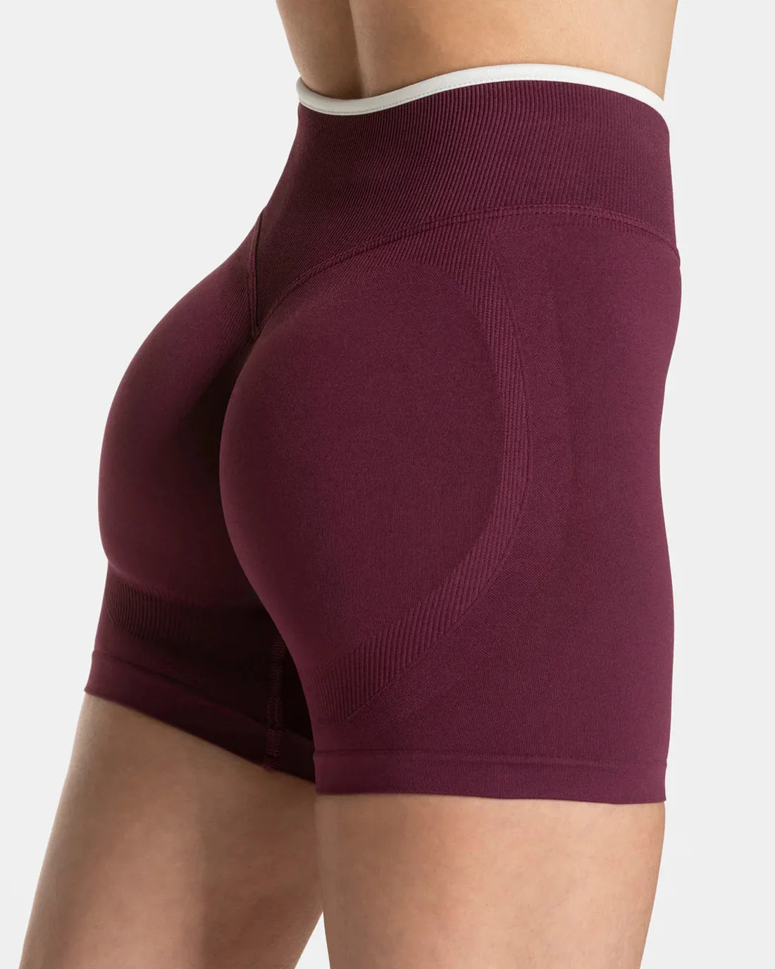 Short de sport sculptant effet push-up - Taille haute & anti-roulotrage